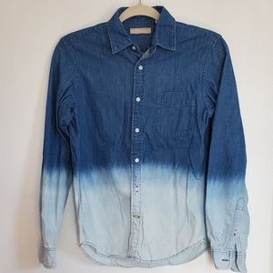 Uniqlo ombre jean shirt